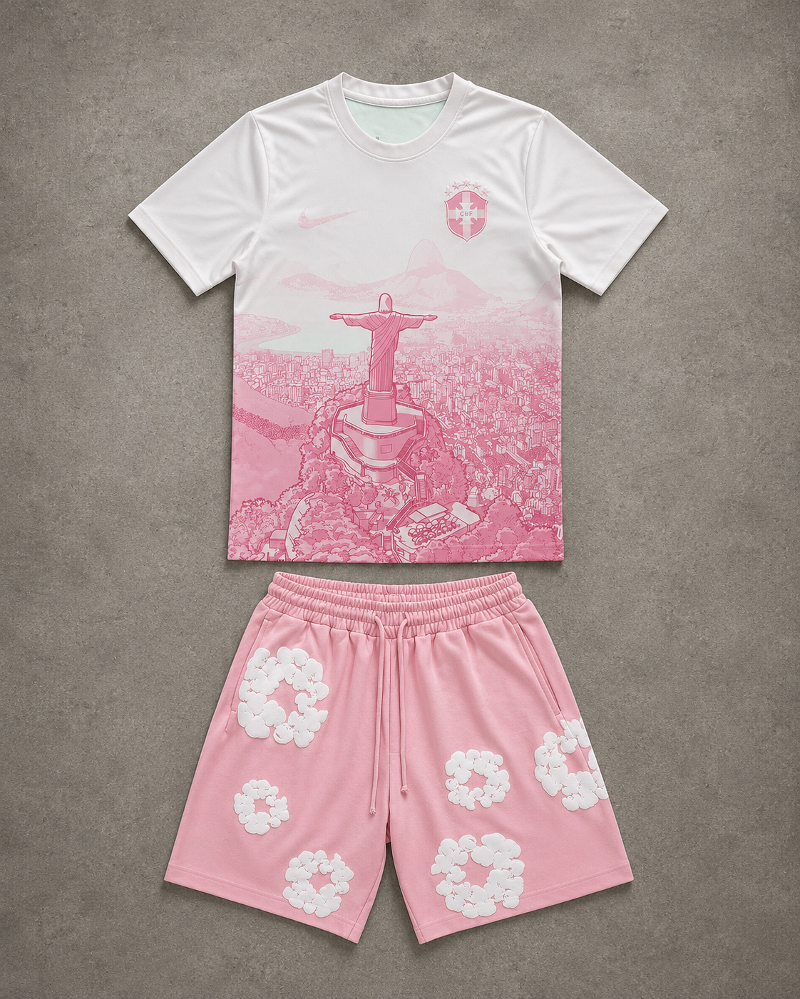 Rio Bloom Set – White / Pink